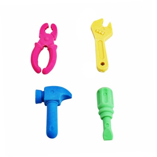 SUPVOX 4 Stück Teiliges Radiergummi in Werkzeug design Kreative Schul schreibwaren für Einfache Handhabung und Belohnung für Schüler im Klassenzimmer SUPVOX 4 Stück Teiliges Radiergummi in Werkzeug design Kreative Schul schreibwaren für Einfache Handhabung und Belohnung für Schüler im Klassenzimmer von Supvox
