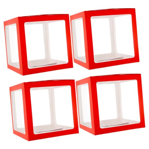 Supvox 4stücke Ballonboxen Quadratisch Für Geburtstag Hochzeit Party Dusche Dekoration Displaybox Supvox 4stücke Ballonboxen Quadratisch Für Geburtstag Hochzeit Party Dusche Dekoration Displaybox von Supvox