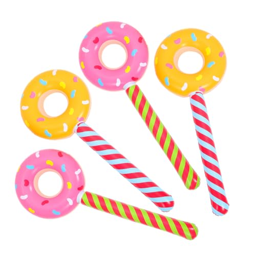 SUPVOX 4 Stücke Aufblasbare Donuts Donuts Ballon Für Die Dekoration Donut-luftballons Gefälligkeiten Für Partyballons Partyzubehör Partydekorationen Candyland- Cartoonballon Pvc SUPVOX 4 Stücke Aufblasbare Donuts Donuts Ballon Für Die Dekoration Donut-luftballons Gefälligkeiten Für Partyballons Partyzubehör Partydekorationen Candyland- Cartoonballon Pvc von Supvox