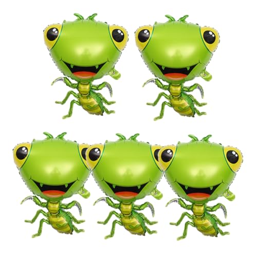 SUPVOX 5 Stück Große Mantis Folienballons Cartoon Tier Luftballons für Festliche Partys und Dekorationen für und Außenbereich von Supvox