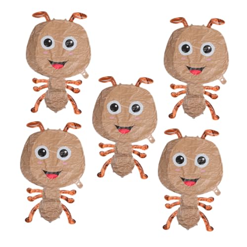 SUPVOX 5 Stück Teiliges Ameisen Folienballon Realistische Farben Langlebiger Aluminiumfilm Wetterfest für Partydekoration Innen und Außen für Geburtstage Babypartys Karneval und SUPVOX 5 Stück Teiliges Ameisen Folienballon Realistische Farben Langlebiger Aluminiumfilm Wetterfest für Partydekoration Innen und Außen für Geburtstage Babypartys Karneval und von Supvox