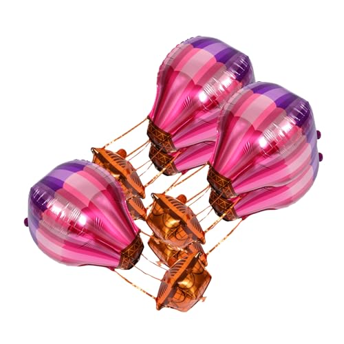 SUPVOX 5 Stück Teiliges Heißluftballon Aluminiumfolie Metallic Folienballons Langlebig für Geburtstagsfeier Hochzeit Shower Neutrale Partydeko SUPVOX 5 Stück Teiliges Heißluftballon Aluminiumfolie Metallic Folienballons Langlebig für Geburtstagsfeier Hochzeit Shower Neutrale Partydeko von Supvox