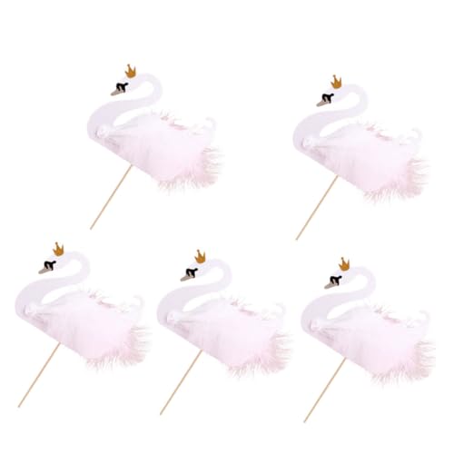 SUPVOX 5 Stück Teiliges Weiße Tortendeko mit Federn Leichte und Kreative Cupcake Picks für Geburtstag Hochzeit Party als Kuchen Topper und Dessert Dekoration SUPVOX 5 Stück Teiliges Weiße Tortendeko mit Federn Leichte und Kreative Cupcake Picks für Geburtstag Hochzeit Party als Kuchen Topper und Dessert Dekoration von Supvox