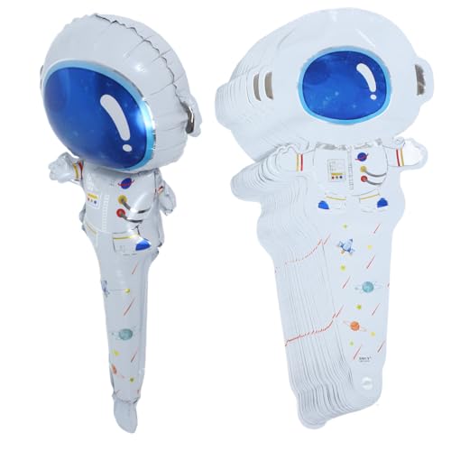 SUPVOX 50 Stück Teiliges Astronaut Folienballon Handliche Aufblasbare Partydekoration aus Aluminiumfolie Leicht und Reißfest als Fotorequisite und Raumdeko für Weltraum Mottopartys SUPVOX 50 Stück Teiliges Astronaut Folienballon Handliche Aufblasbare Partydekoration aus Aluminiumfolie Leicht und Reißfest als Fotorequisite und Raumdeko für Weltraum Mottopartys von Supvox