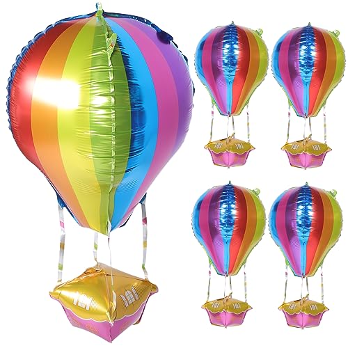 SUPVOX 5Stücke Heißluftballon Aluminium Luftballons Valentinstag Dekoration Partyzubehör Fotohintergründe Für Unvergessliche Erinnerungen Sicher Und Elegant Für Jede SUPVOX 5Stücke Heißluftballon Aluminium Luftballons Valentinstag Dekoration Partyzubehör Fotohintergründe Für Unvergessliche Erinnerungen Sicher Und Elegant Für Jede von Supvox
