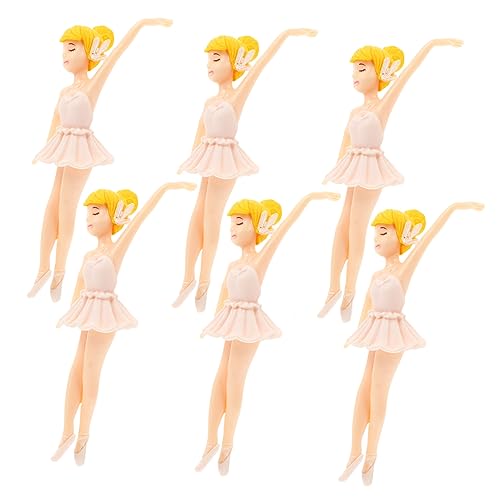 SUPVOX 6 Stück Ballet Mädchen Schlüsselanhänger Teiliges PVC Torten Topper Deko für Landschaftsdesign DIY Schlüsselanhänger Anhänger Niedliche Ballettgirlie Figuren SUPVOX 6 Stück Ballet Mädchen Schlüsselanhänger Teiliges PVC Torten Topper Deko für Landschaftsdesign DIY Schlüsselanhänger Anhänger Niedliche Ballettgirlie Figuren von Supvox
