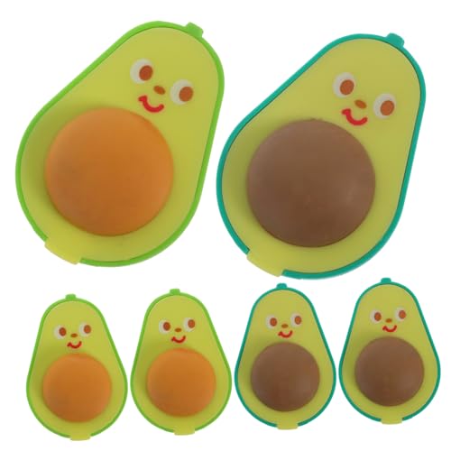SUPVOX 6 Stück Teiliges Avocado Anspitzer und Radiergummi Tragbarer Schulbleistift Anspitzer mit Langlebiger Schärffunktion Schreibwaren Zubehör für Schüler SUPVOX 6 Stück Teiliges Avocado Anspitzer und Radiergummi Tragbarer Schulbleistift Anspitzer mit Langlebiger Schärffunktion Schreibwaren Zubehör für Schüler von Supvox