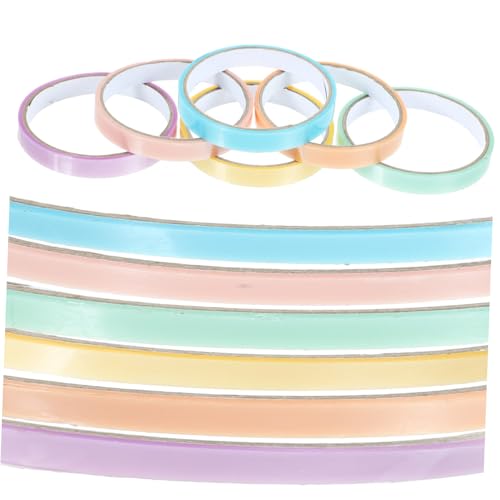 SUPVOX 6 Stück Teiliges Buntes Dünnes Klebeband mit Klebrigen Stressbällen Leichtes DIY Dekompressionsspielzeug für Hochwertiges Seidiges Klebeband für Kreatives Basteln und Spaß SUPVOX 6 Stück Teiliges Buntes Dünnes Klebeband mit Klebrigen Stressbällen Leichtes DIY Dekompressionsspielzeug für Hochwertiges Seidiges Klebeband für Kreatives Basteln und Spaß von Supvox
