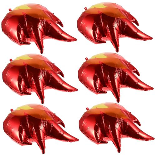 SUPVOX 6 Stück Teiliges Feuer Flammen Luftballon Rote Folienballons für Feuerwehr Partydekoration Vielseitig Einsetzbar für Sport Events Geburtstagsfeiern und Festliche Anlässe SUPVOX 6 Stück Teiliges Feuer Flammen Luftballon Rote Folienballons für Feuerwehr Partydekoration Vielseitig Einsetzbar für Sport Events Geburtstagsfeiern und Festliche Anlässe von Supvox