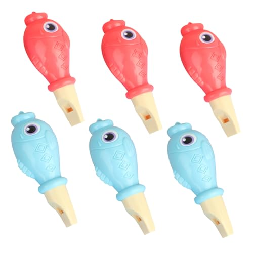 SUPVOX 6 Stück Teiliges Kinderpfeifen Tierform Bunte Party spielzeuge aus Sicherem Material für Frühe Musikerziehung und Lustige Kindergeburtstagsfeiern von Supvox