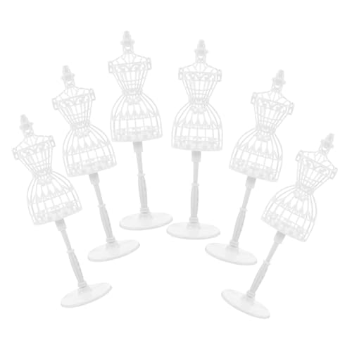 SUPVOX 6 Stück Teiliges Mini Mannequin Weiß Hohlkunst Puppenständer für Puppenkleidung Miniatur Schaufensterpuppenmodell Kreatives Dekorationszubehör für Puppenhaus und Kinderzimmer SUPVOX 6 Stück Teiliges Mini Mannequin Weiß Hohlkunst Puppenständer für Puppenkleidung Miniatur Schaufensterpuppenmodell Kreatives Dekorationszubehör für Puppenhaus und Kinderzimmer von Supvox
