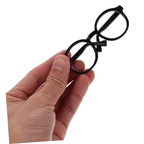 SUPVOX 6 Stück Teiliges Mini Puppenbrillen aus Robustem Kunststoff Dekorative Brillen für Puppen Leicht Praktisch Verschleißfest Vielseitiges Zubehör für DIY Puppenhaus und Spielspaß von Supvox