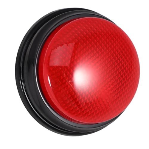 SUPVOX Alarmton Button mit Licht Lustiges Partyspiel Zubehör für Quiz und Spieleabende Batteriebetriebener Sound Knopf für Büro Hochzeit Pranks und Team Events SUPVOX Alarmton Button mit Licht Lustiges Partyspiel Zubehör für Quiz und Spieleabende Batteriebetriebener Sound Knopf für Büro Hochzeit Pranks und Team Events von Supvox