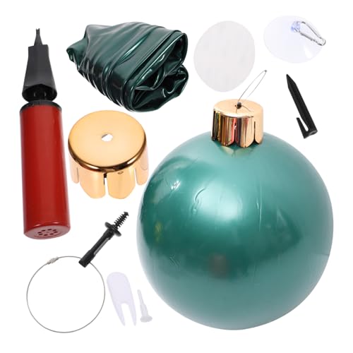 SUPVOX Aufblasbare Weihnachtskugeln Teilig PVC Material Große Grüne Weihnachtsdekoration für Innen und Außen Festliche Party Ornamente Zufällige Farbe SUPVOX Aufblasbare Weihnachtskugeln Teilig PVC Material Große Grüne Weihnachtsdekoration für Innen und Außen Festliche Party Ornamente Zufällige Farbe von Supvox