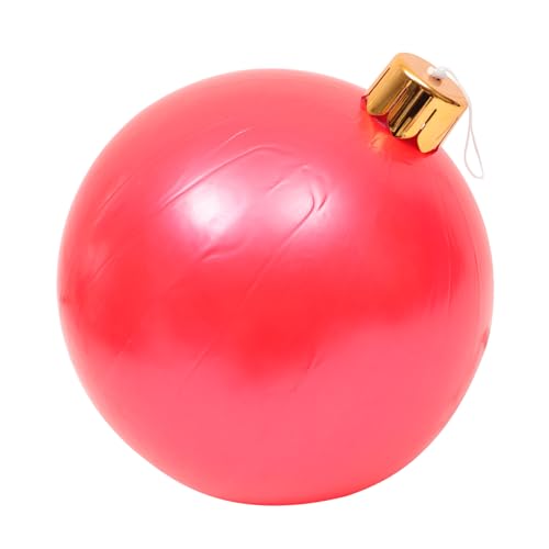 SUPVOX Aufblasbare Weihnachtskugeln Teiliges Große Outdoor Deko mit Zubehörteilen Wetterfest Rot Festliche Weihnachtskugel für Garten SUPVOX Aufblasbare Weihnachtskugeln Teiliges Große Outdoor Deko mit Zubehörteilen Wetterfest Rot Festliche Weihnachtskugel für Garten von Supvox