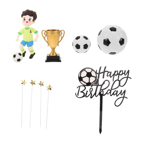 SUPVOX Dekorationen mit Realistischen Fußballspieler Figuren Geburtstagstorten Topper für Fußball Mottoparty Vielseitig Einsetzbar für Spieltag SUPVOX Dekorationen mit Realistischen Fußballspieler Figuren Geburtstagstorten Topper für Fußball Mottoparty Vielseitig Einsetzbar für Spieltag von Supvox