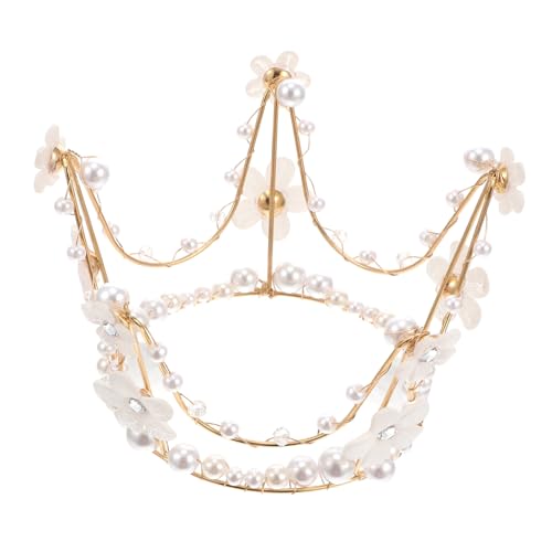 SUPVOX Delikate Perlenkrone Tortendeko Hochzeit Party Tortenaufsatz Brautschmuck Geburtstag Dekoration Zubehör für Festliche Anlässe SUPVOX Delikate Perlenkrone Tortendeko Hochzeit Party Tortenaufsatz Brautschmuck Geburtstag Dekoration Zubehör für Festliche Anlässe von Supvox