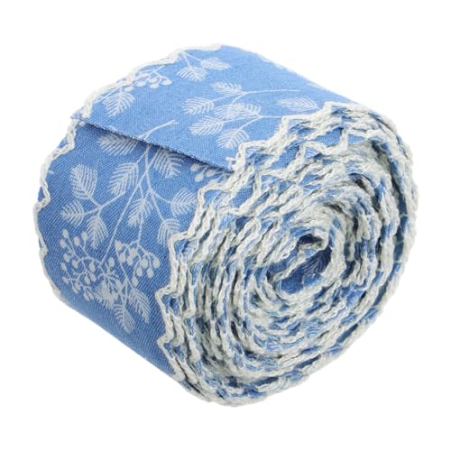 SUPVOX Denimband mit Spitze für Diy Kleidung und Schuhdekorationen Breit Vielseitiges Jeansstoffband für Kreative Haarschleifen und Kopfband Projekte SUPVOX Denimband mit Spitze für Diy Kleidung und Schuhdekorationen Breit Vielseitiges Jeansstoffband für Kreative Haarschleifen und Kopfband Projekte von Supvox