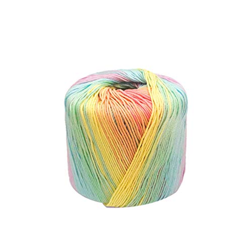 SUPVOX Dicke Wolle Zum Häkeln 1 Rolle 133M Regenbogen Weiches Garn Farbverlauf Baumwollgarn Farbverlauf Mehrfarbiges Garn für Handstrick DIY Pullover Decke Kostüm Baumwollgarn Zum Häkeln SUPVOX Dicke Wolle Zum Häkeln 1 Rolle 133M Regenbogen Weiches Garn Farbverlauf Baumwollgarn Farbverlauf Mehrfarbiges Garn für Handstrick DIY Pullover Decke Kostüm Baumwollgarn Zum Häkeln von Supvox