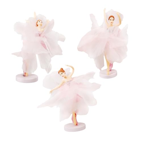 SUPVOX Elegantes Teiliges Ballerina Kuchen Dekorationsset aus Umweltfreundlichem Kreative Tortendeko mit Rosa Tüllblättern für Geburtstage Partys und SUPVOX Elegantes Teiliges Ballerina Kuchen Dekorationsset aus Umweltfreundlichem Kreative Tortendeko mit Rosa Tüllblättern für Geburtstage Partys und von Supvox