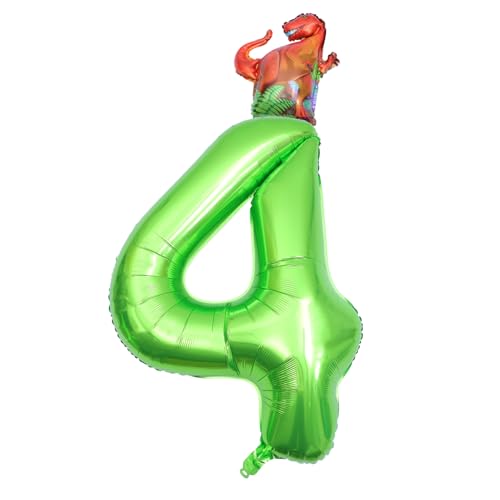 SUPVOX Grüne Dinosaurier Zahlen Folienballons Langlebige Aluminium Deko für Geburtstagsparty Süße Atmosphäre Einzigartige Nummernform Kinderfreundliche Partydekoration SUPVOX Grüne Dinosaurier Zahlen Folienballons Langlebige Aluminium Deko für Geburtstagsparty Süße Atmosphäre Einzigartige Nummernform Kinderfreundliche Partydekoration von Supvox
