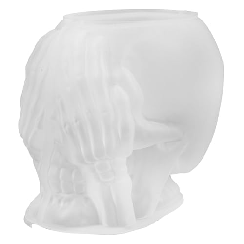 SUPVOX Halloween Silikonform Schädel Kerzenhalter Gießform Gießform für DIY Kerzenhalter Epoxidharz Flexibel und Mehrzweck für Halloween Dekoration und Basteln SUPVOX Halloween Silikonform Schädel Kerzenhalter Gießform Gießform für DIY Kerzenhalter Epoxidharz Flexibel und Mehrzweck für Halloween Dekoration und Basteln von Supvox