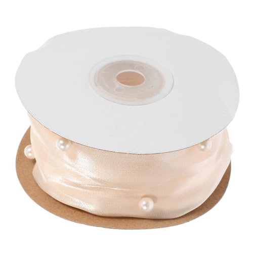 SUPVOX Hochwertiges Geschenkband Schleife aus Doppellagigem Champagner Perlen Satin Vielseitiges Diy Band für Hochzeitssträuße Haarschmuck Blumenverpackung und Dekorationen SUPVOX Hochwertiges Geschenkband Schleife aus Doppellagigem Champagner Perlen Satin Vielseitiges Diy Band für Hochzeitssträuße Haarschmuck Blumenverpackung und Dekorationen von Supvox