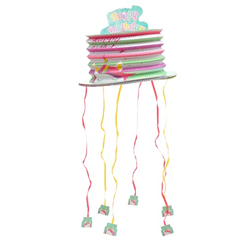 SUPVOX Mini Einhorn Pinata zum Befüllen Party Dekoration Lustiges Laternen für Kindergeburtstag Halloween und Festlichkeiten Kleine Geschenkbox mit Aufhängevorrichtung von Supvox