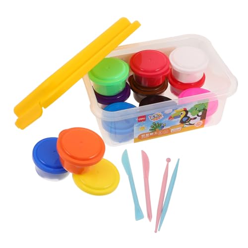 SUPVOX Modelliermasse Farben mit Werkzeugen Ultraleichte Lufttrocknende Knete für Jungen Mädchen nicht Klebend Einfach zu Formen und Reinigen für DIY Basteln und Schulprojekte SUPVOX Modelliermasse Farben mit Werkzeugen Ultraleichte Lufttrocknende Knete für Jungen Mädchen nicht Klebend Einfach zu Formen und Reinigen für DIY Basteln und Schulprojekte von Supvox