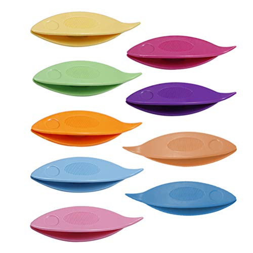 SUPVOX Occhi Schiffchen Kunststoff für Hand Spitze Herstellung Kunst Werkzeug 9 Stück (Mischfarbe) von Supvox