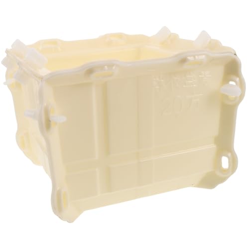 SUPVOX Quadratische Betonblumentopfform aus Dickem Kunststoff Wiederverwendbar Langlebig Leichtes Entformen DIY Pflanzgefäß-mold für Epoxidharz Zement Kreative Sukkulenten Garten-deko von Supvox
