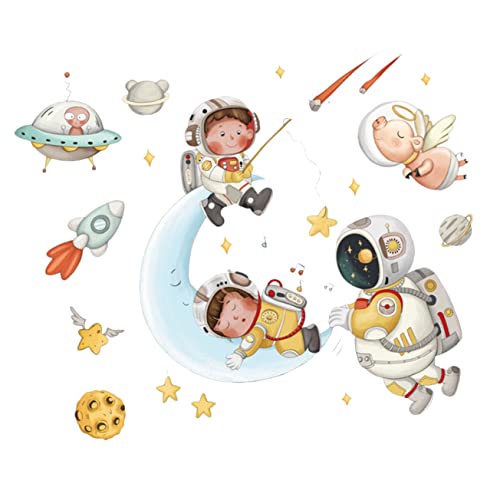 Supvox 1 Satz Astronauten Wandtattoo Für Kinderzimmer Leuchtende Wandsticker Für Babyzimmer Spielzimmer Raumdekoration Selbstklebend Abnehmbar 2 Stück Supvox 1 Satz Astronauten Wandtattoo Für Kinderzimmer Leuchtende Wandsticker Für Babyzimmer Spielzimmer Raumdekoration Selbstklebend Abnehmbar 2 Stück von Supvox