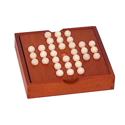 Supvox 1 Satz Brettspiel Aus Holz Party Spaß Planke Q Schach Holzperlen Lernspielzeug Für Frühes Bildungsspielzeug Desktop-lernspielzeug Spielbrett Aus Holz Brown Hölzern von Supvox