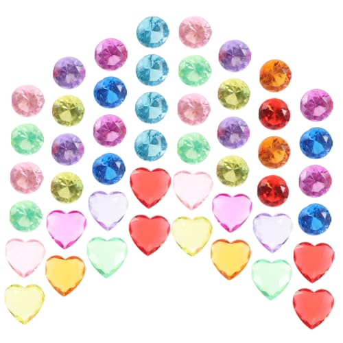 Supvox 1 Satz Diamant-edelstein- Diamant- Falscher Diamant Künstlicher Edelstein Tischdekoration Mit Edelsteinen Pool-tauchdiamant Partyzubehör Plastik von Supvox