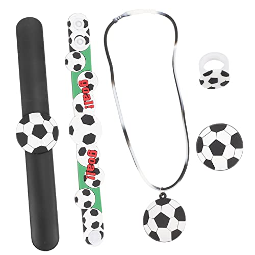 Supvox 1 Satz Fußball-Party- Kind sportlich Jungs Halskette für fußball geschenkideen fussball geschenkideen einhandzwinge Lustige Brosche dekoratives Klapparmband PVC Supvox 1 Satz Fußball-Party- Kind sportlich Jungs Halskette für fußball geschenkideen fussball geschenkideen einhandzwinge Lustige Brosche dekoratives Klapparmband PVC von Supvox