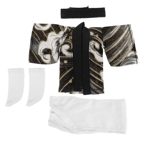 Supvox 1 Satz Kimono-Set für Babykleidung Prinzessin Zubehör für Babypuppen Mädchen Puppen Kimono Set Puppenkleidung für Kimono Puppen anziehen Kleidung für Actionfiguren Stoff von Supvox