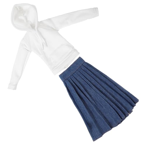Supvox 1 Satz Puppenkleidung Puppen-Hoodie Dekoratives Miniaturkleid Puppenkleid Camisole-Outfit Für Minipuppen Kleidung Für Puppen Miniatur-Puppen-Outfit-dekore Puppenrock Stoff von Supvox