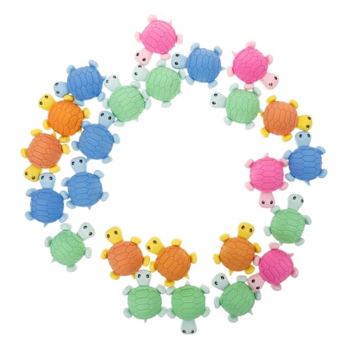 Supvox 1 Satz Schildkröten Radiergummi Cartoon Schulbedarf Design Für Lustige Schreibwaren Zum Zeichnen Und Perfektes Für Kreative Zufällige Farbe 24 Stück Supvox 1 Satz Schildkröten Radiergummi Cartoon Schulbedarf Design Für Lustige Schreibwaren Zum Zeichnen Und Perfektes Für Kreative Zufällige Farbe 24 Stück von Supvox