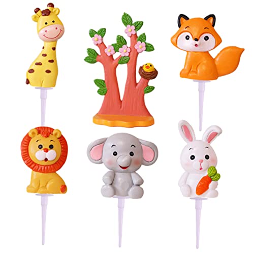 Supvox 1 Satz Teiliges aus Polymer Niedliche Figuren Giraffe Kaninchen Elefant Kuchen Deko für Kindergeburtstage und Feiern und Leicht Supvox 1 Satz Teiliges aus Polymer Niedliche Figuren Giraffe Kaninchen Elefant Kuchen Deko für Kindergeburtstage und Feiern und Leicht von Supvox