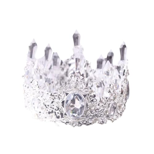 Supvox 1 Stück Kristallkrone barocke Königinkrone kleiner Kronenschmuck Krone für Kuchendeckel Brautkronen für die Hochzeit Tiara-Krone kristall kuchen barocke Krone Promkrone Weiß Supvox 1 Stück Kristallkrone barocke Königinkrone kleiner Kronenschmuck Krone für Kuchendeckel Brautkronen für die Hochzeit Tiara-Krone kristall kuchen barocke Krone Promkrone Weiß von Supvox
