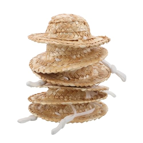 Supvox 10 Stück Babystack Hüte DIY Puppenhüte Kinnriemen Puppenhüte DIY Miniatur Sombrero Hüte Bastel Strohhüte Puppenhaus Miniaturhüte Mini Strohhüte Kleiner Strohhut Bambus Supvox 10 Stück Babystack Hüte DIY Puppenhüte Kinnriemen Puppenhüte DIY Miniatur Sombrero Hüte Bastel Strohhüte Puppenhaus Miniaturhüte Mini Strohhüte Kleiner Strohhut Bambus von Supvox