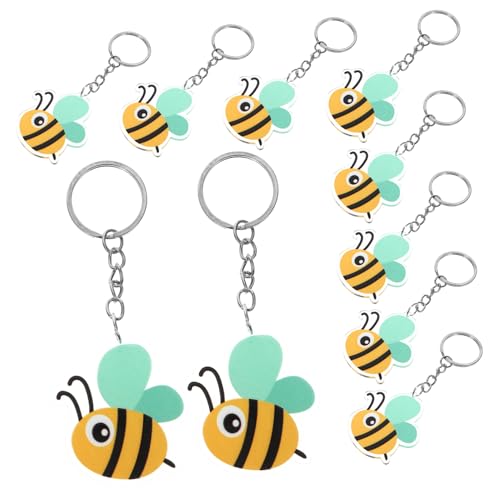 Supvox 10 Stück Biene Schlüsselanhänger Bienenschlüssel Schlüsselbundanhänger Für Honigbienen-schlüsselanhänger Bienenanhänger Bienen-schlüsselanhänger- Yellow Acryl Supvox 10 Stück Biene Schlüsselanhänger Bienenschlüssel Schlüsselbundanhänger Für Honigbienen-schlüsselanhänger Bienenanhänger Bienen-schlüsselanhänger- Yellow Acryl von Supvox