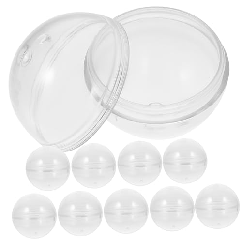 Supvox 10 Stück Gacha-Schale Ball leer runden Kapseln für Verkaufsautomaten Kapselmaschine als Spielzeugautomat Runde Automatenkapseln Plastik Transparent Supvox 10 Stück Gacha-Schale Ball leer runden Kapseln für Verkaufsautomaten Kapselmaschine als Spielzeugautomat Runde Automatenkapseln Plastik Transparent von Supvox