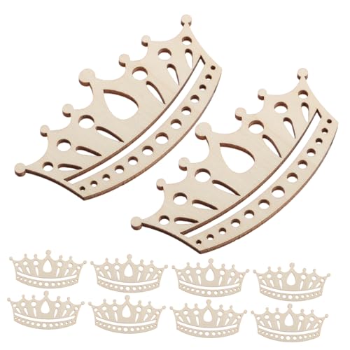 Supvox 10 Stück Handgefertigtes Bildungsspielzeug Holzkronenformen Hängende Ornamente Aus Holz Partydekorationen Aus Holz Holzhandwerk Leere Holzkrone Basteln Für Jungen Beige Hölzern Supvox 10 Stück Handgefertigtes Bildungsspielzeug Holzkronenformen Hängende Ornamente Aus Holz Partydekorationen Aus Holz Holzhandwerk Leere Holzkrone Basteln Für Jungen Beige Hölzern von Supvox