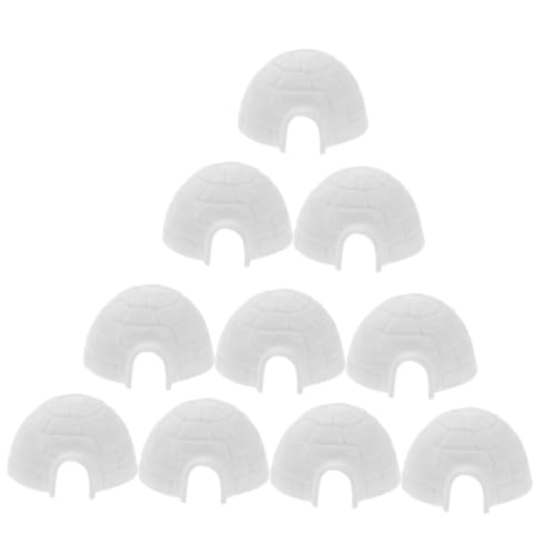 Supvox 10 Stück Iglu Figuren Kleiner Spielzeug für Kinder Kreative Iglu Dekoration für Zuhause Tisch Büro Exquisites für Sammler Supvox 10 Stück Iglu Figuren Kleiner Spielzeug für Kinder Kreative Iglu Dekoration für Zuhause Tisch Büro Exquisites für Sammler von Supvox