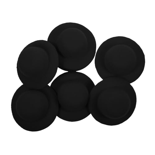 Supvox 10 Stück Kleines Strohhutspielzeug Zubehör Puppenhüte Gewebte Mini Mädchen Dekorationen Kunsthandwerk Rustikal Party Kleine Puppen Bastelhut Weben Hut Für Puppe Schwarz Flanell Supvox 10 Stück Kleines Strohhutspielzeug Zubehör Puppenhüte Gewebte Mini Mädchen Dekorationen Kunsthandwerk Rustikal Party Kleine Puppen Bastelhut Weben Hut Für Puppe Schwarz Flanell von Supvox