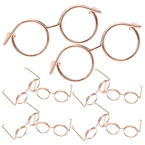 Supvox 10 Stück Mini-Brille Halloween Puppe Für Gläser Lustige Partybrille Falsche Brille Modische Brille Tun So, Als Ob Sie Eine Brille Hätten Brille Roségold Metall Supvox 10 Stück Mini-Brille Halloween Puppe Für Gläser Lustige Partybrille Falsche Brille Modische Brille Tun So, Als Ob Sie Eine Brille Hätten Brille Roségold Metall von Supvox