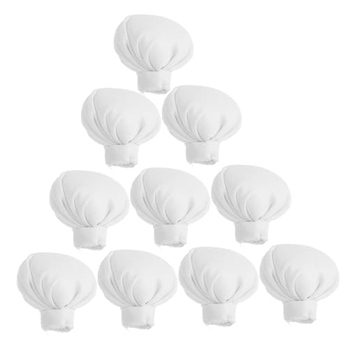 Supvox 10 Stück Mini -Kochhut Szenenzubehör Zubehör für Puppenkostüme Puppenhüte basteln Puppenbastelhüte Miniatur -Dinge kleine Hüte zum Basteln Miniatur-Puppenhüte Mini-Hut Stoff Weiß Supvox 10 Stück Mini -Kochhut Szenenzubehör Zubehör für Puppenkostüme Puppenhüte basteln Puppenbastelhüte Miniatur -Dinge kleine Hüte zum Basteln Miniatur-Puppenhüte Mini-Hut Stoff Weiß von Supvox