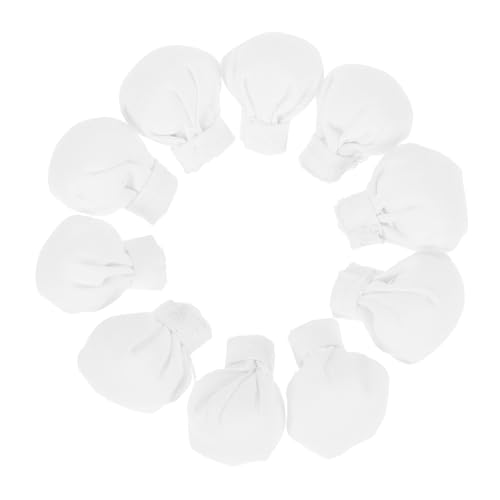 Supvox 10 Stück Mini -Kochhut Zylinder aus Kunststoff winzige formelle Hüte Mini-Teeparty-Hüte Bastelmaterial selber Machen kleine Hüte zum Basteln Puppenhüte basteln Festivalhut Weiß von Supvox
