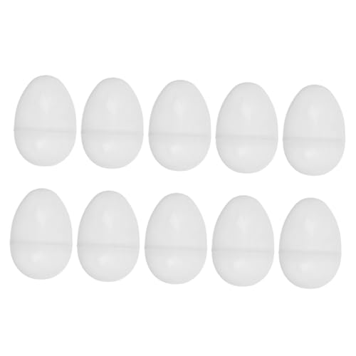 Supvox 10 Stück Ostereier Halloween-eier Aus Kunststoff Befüllbar Osterkugel-ornamente Klares Osterei Osterbonbonboxen Plastik Transparent von Supvox